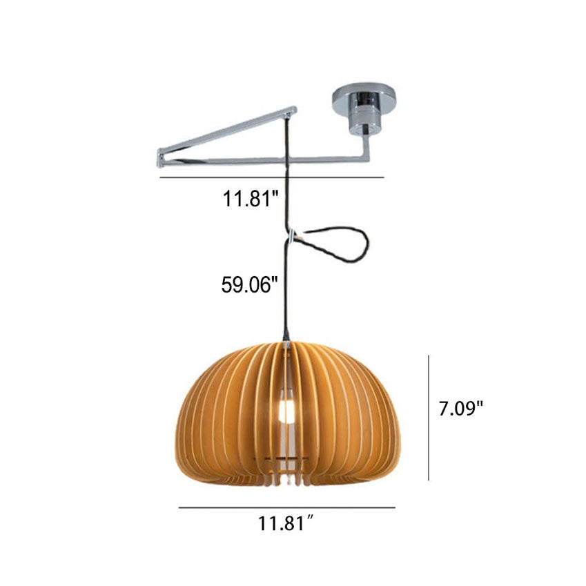 Kumina Glow Pendelleuchte | Japanisches Design | Minimalistisch & Holz | Warmes Licht