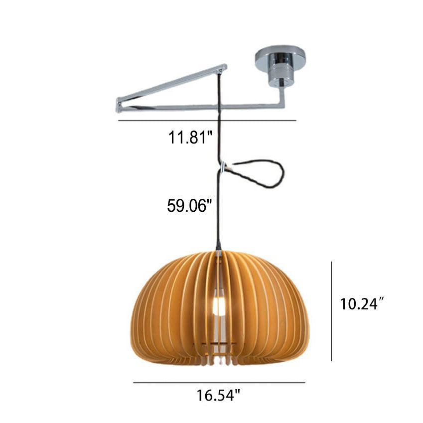 Kumina Glow Pendelleuchte | Japanisches Design | Minimalistisch & Holz | Warmes Licht