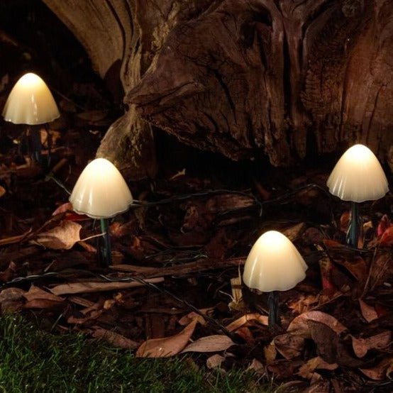 MagicMushroom™ Solar Gartenleuchten | LED Pilz Lampen für Außen | Wasserdichte Deko Beleuchtung für Garten & Terrasse