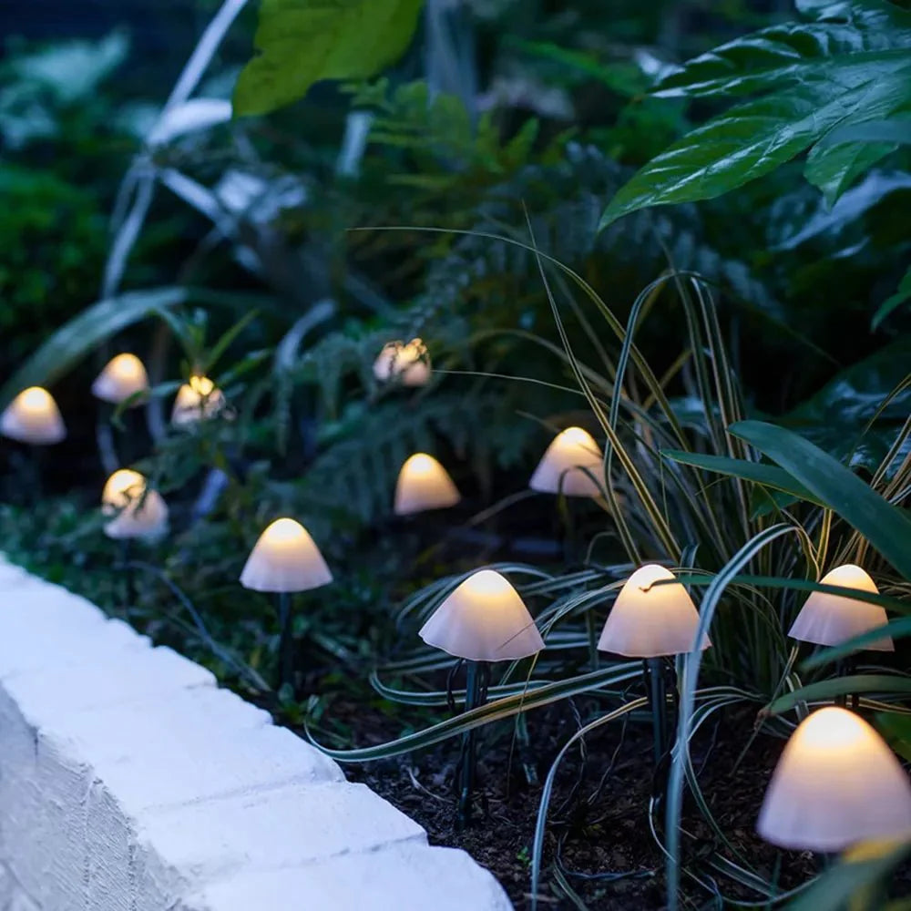 MagicMushroom™ Solar Gartenleuchten | LED Pilz Lampen für Außen | Wasserdichte Deko Beleuchtung für Garten & Terrasse