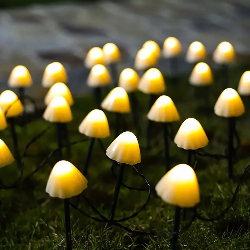 MagicMushroom™ Solar Gartenleuchten | LED Pilz Lampen für Außen | Wasserdichte Deko Beleuchtung für Garten & Terrasse
