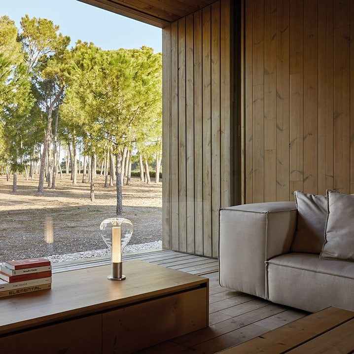 LavaGlow Art Tischlampe | Kunstvolles Lichtdesign | Moderne Tischleuchte | Stimmungsvolles Dekor