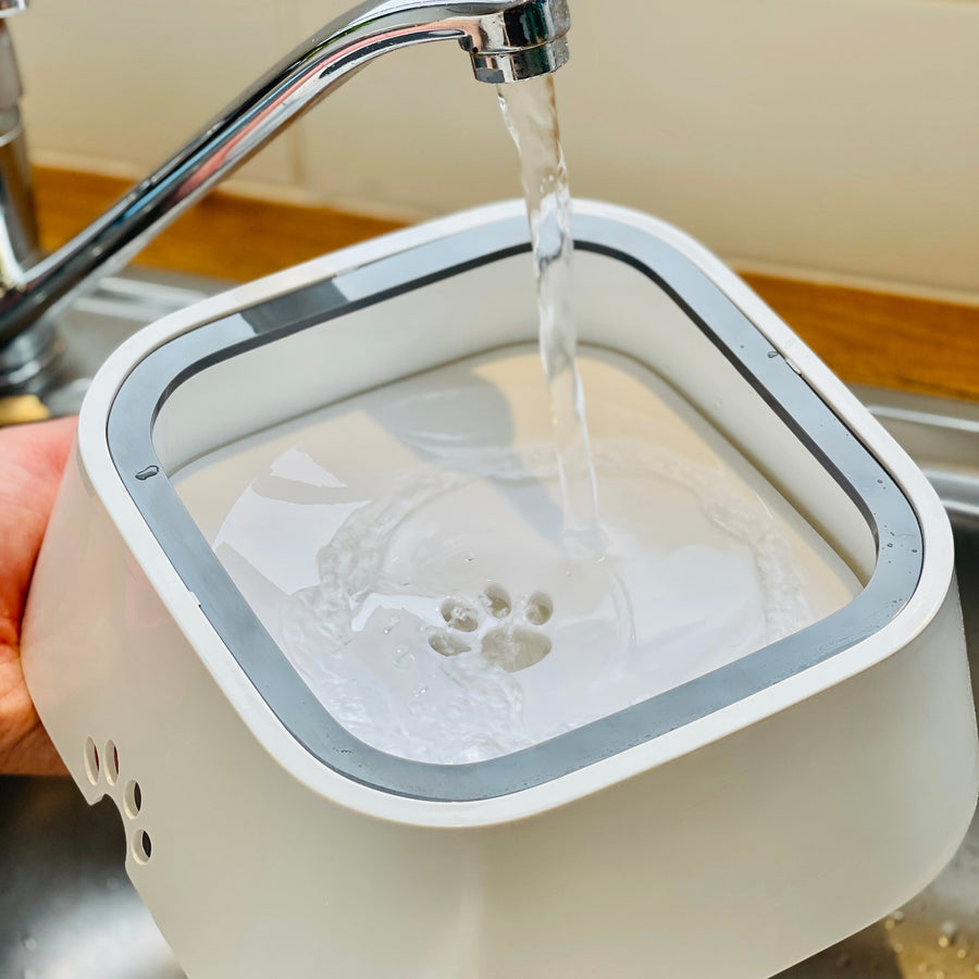 HydraPaw Anti-Splash Wassernapf für Hunde | Auslaufsicher | Rutschfest | Für Zuhause & Unterwegs