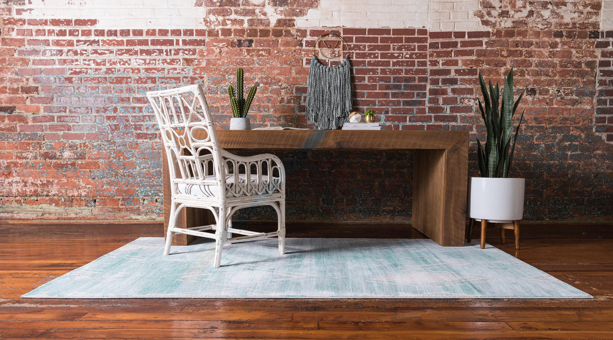 Rautanova Moderner Teppich mit verblasstem Rautenmuster | Weich & Strapazierfähig | Perfekt für Wohnzimmer & Schlafzimmer