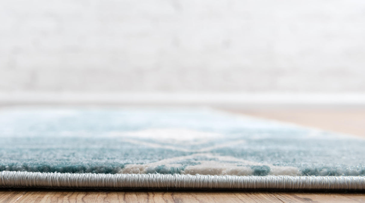 Rautanova Moderner Teppich mit verblasstem Rautenmuster | Weich & Strapazierfähig | Perfekt für Wohnzimmer & Schlafzimmer