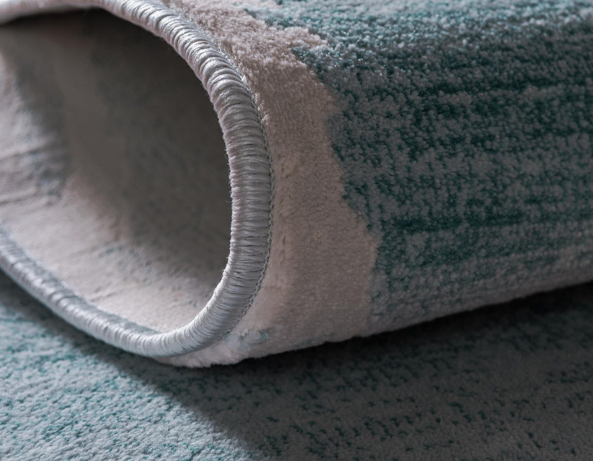 Rautanova Moderner Teppich mit verblasstem Rautenmuster | Weich & Strapazierfähig | Perfekt für Wohnzimmer & Schlafzimmer