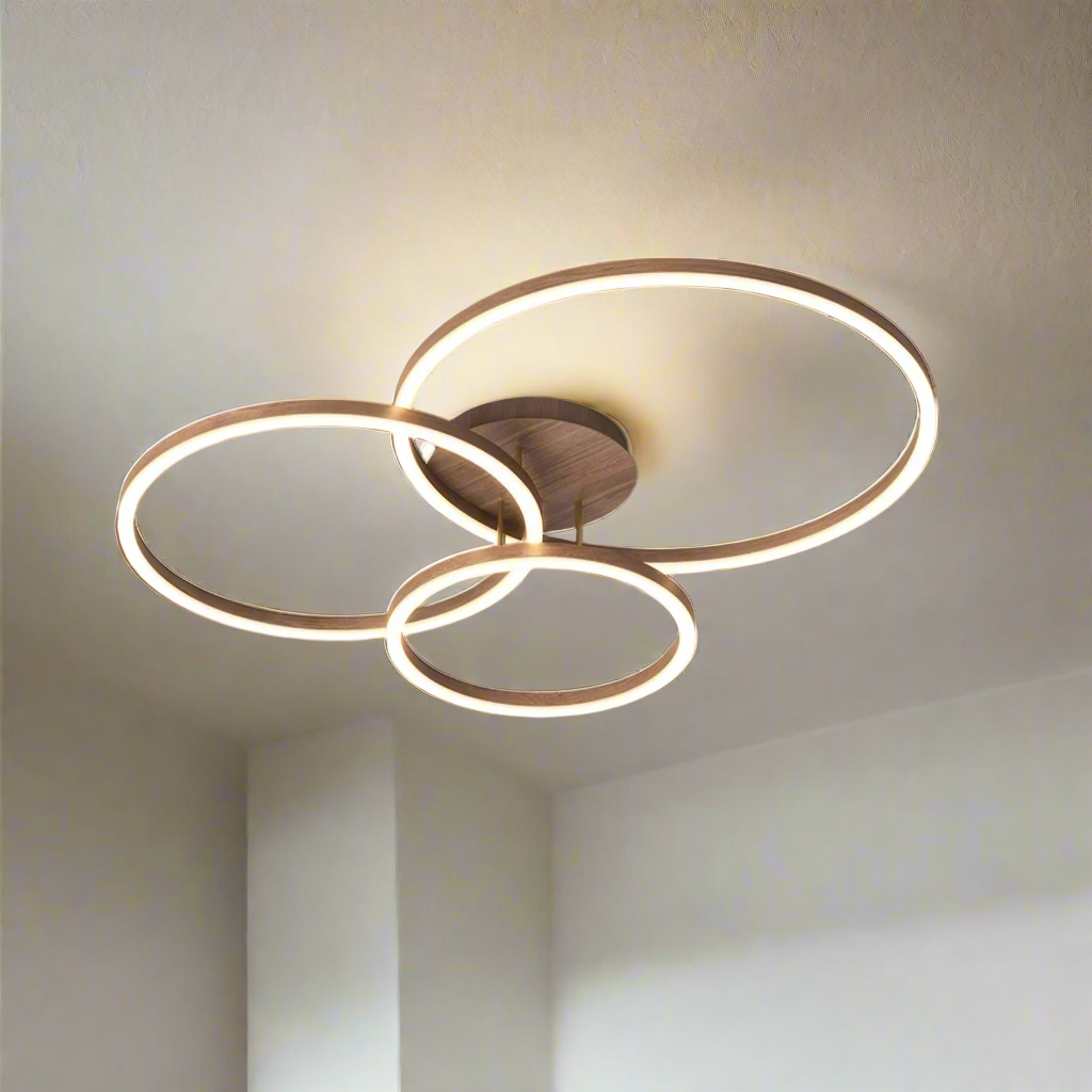 Glintora Elegante Ring-Deckenleuchte | LED-Technologie | Dimmbares Licht | Modernes Design