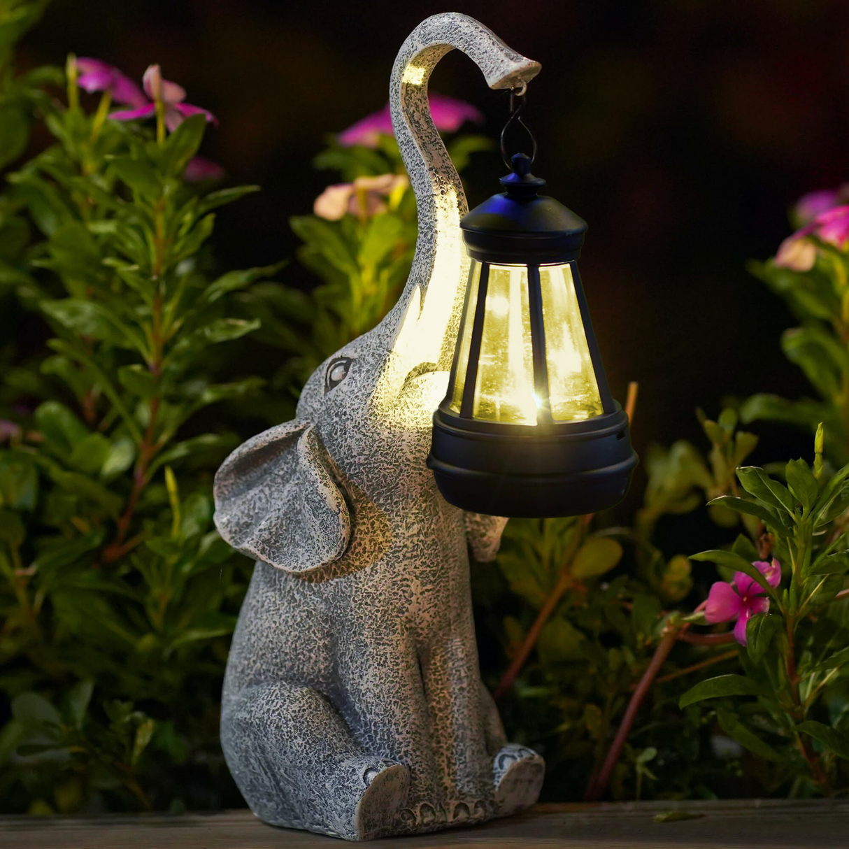 EleGlow Sanfter Elefant LED Lampe | Kinderzimmer Deko | Nachtlicht