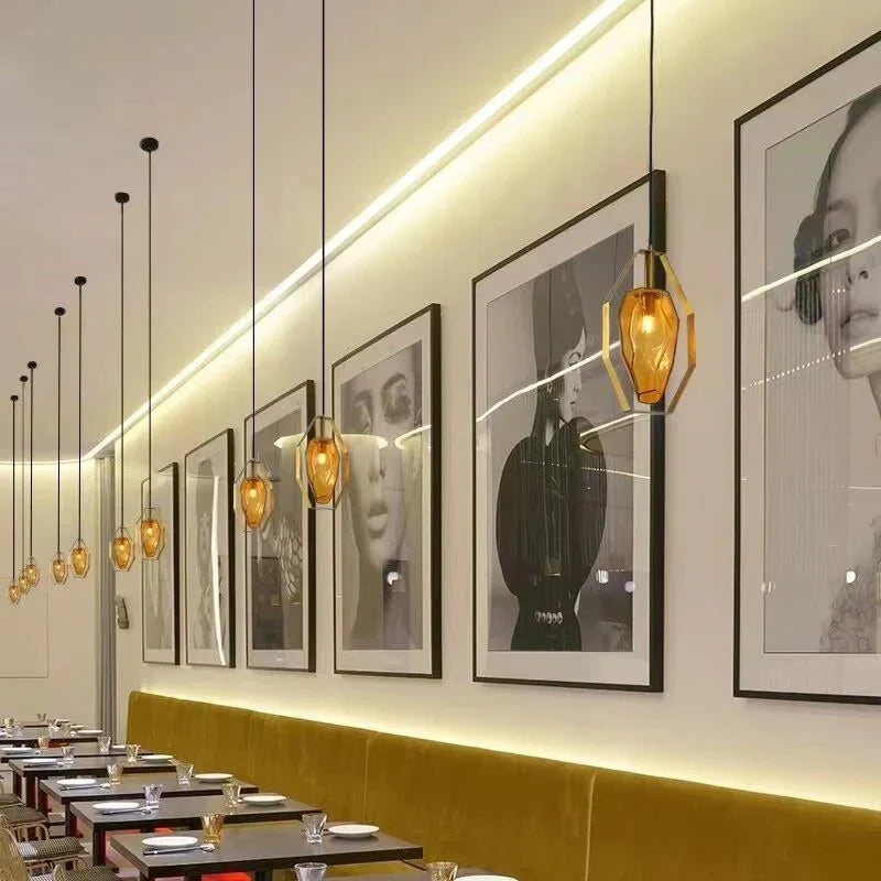 LumiStone Design Pendelleuchte | Moderner Stein-Look | Elegante Beleuchtung