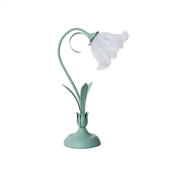 FloraFlex Verstellbare Vintage Blume Tischlampe | Elegantes Design | Dimmbares Licht für Zuhause