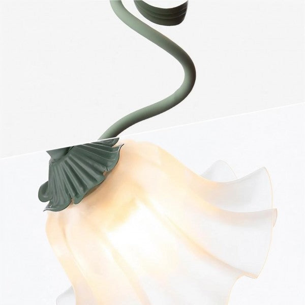 FloraFlex Verstellbare Vintage Blume Tischlampe | Elegantes Design | Dimmbares Licht für Zuhause