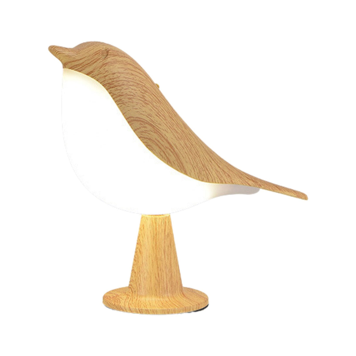 BirdGlow Dekorative Tischleuchte | Stilvolle Designer Lampe | Natürliche Materialien | Exklusive Deko für Zuhause