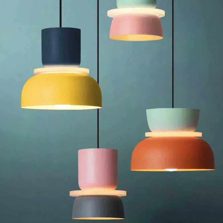ScandiMacaron Hängeleuchte | Nordic Design Pendelleuchte | Farbakzente für modernes Zuhause