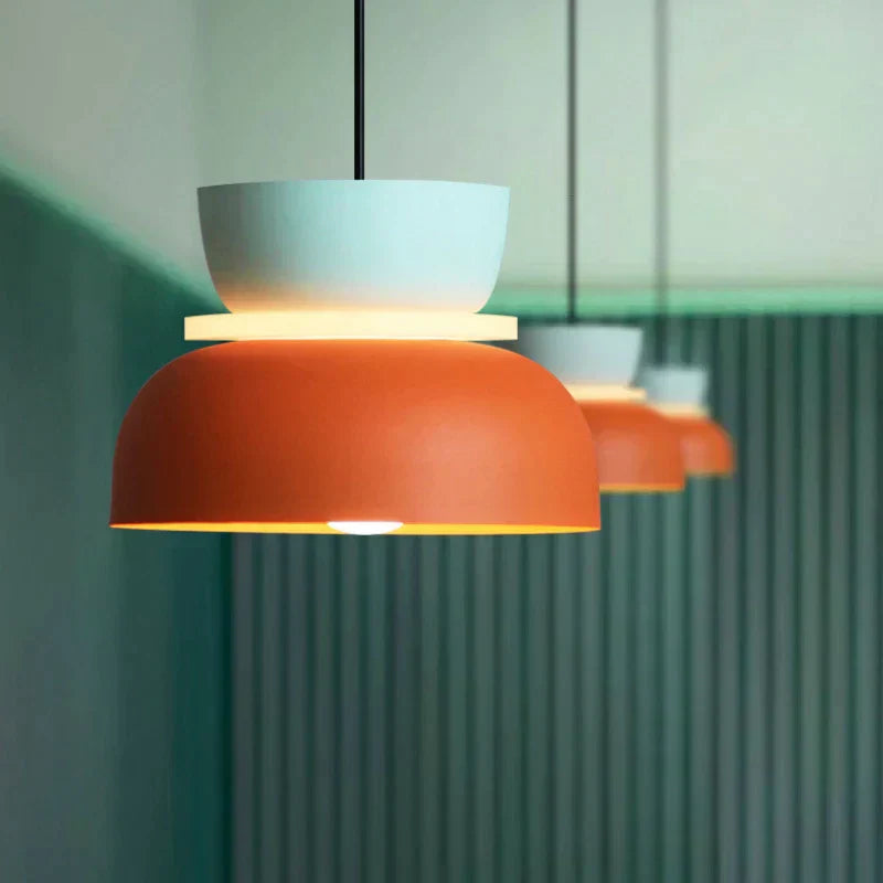 ScandiMacaron Hängeleuchte | Nordic Design Pendelleuchte | Farbakzente für modernes Zuhause
