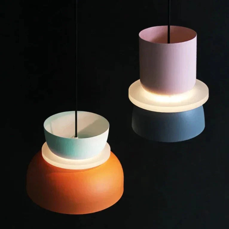 ScandiMacaron Hängeleuchte | Nordic Design Pendelleuchte | Farbakzente für modernes Zuhause