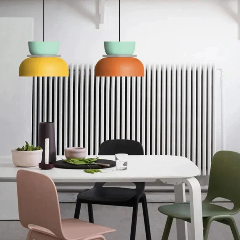 ScandiMacaron Hängeleuchte | Nordic Design Pendelleuchte | Farbakzente für modernes Zuhause