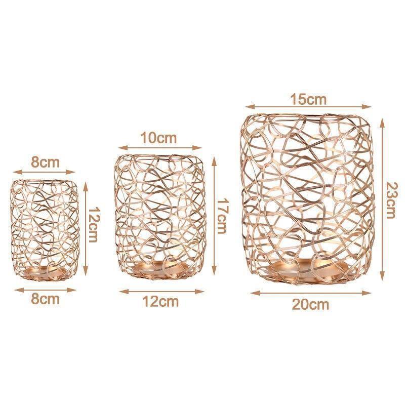 WanderGlow Kerzenhalter-Set | Moderner Kerzenständer | Dekorative Tischdekoration | Elegantes Design