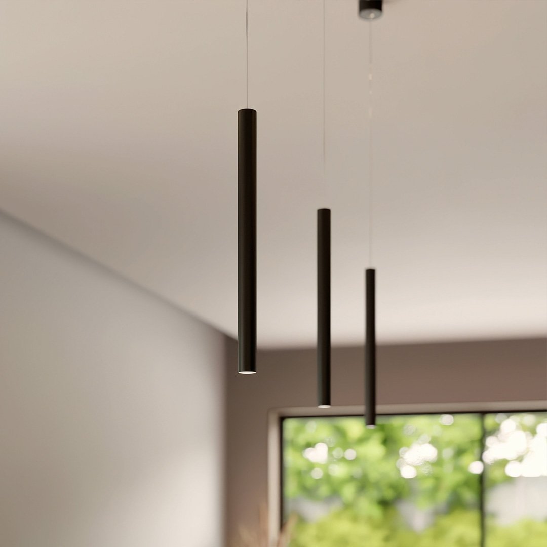 RayAura Minimalistische LED Pendelleuchte | Modernes Design | Elegante Deckenlampe für Wohnzimmer & Büro