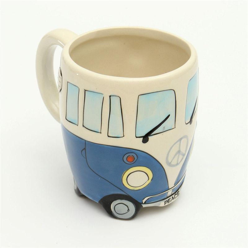 RetroRide Hippie Bus Kaffeetasse | Vintage Design | Perfekt für Kaffee & Tee Liebhaber
