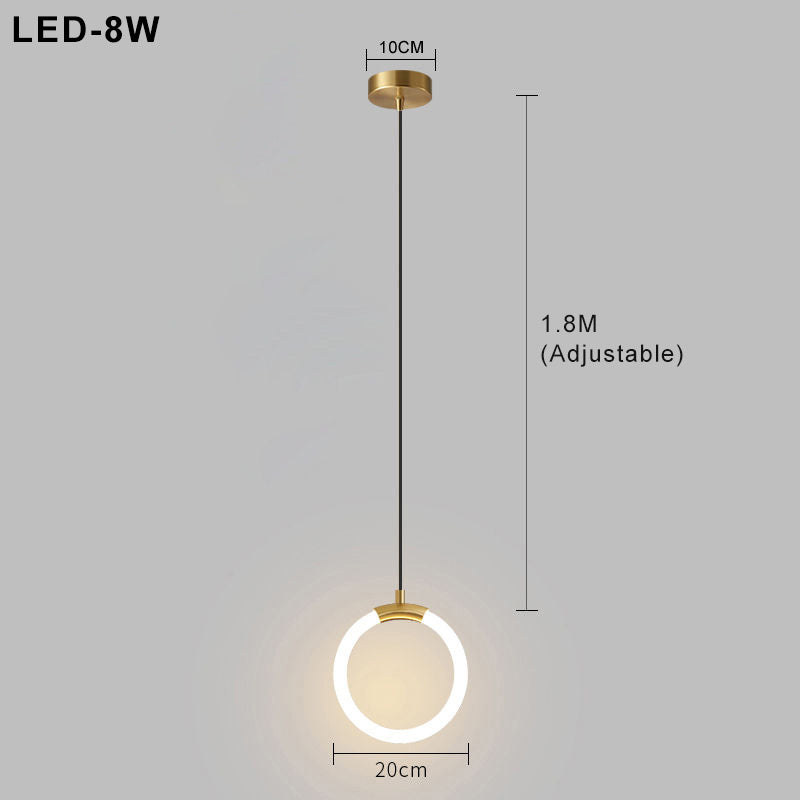 Nordivis Nordic Simple LED Pendelleuchte | Minimalistisches Design | Energieeffiziente Beleuchtung für Zuhause