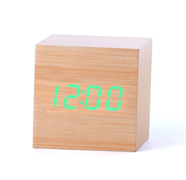 LumiCube Digitale Tischuhr | Minimalistisches Design | LED-Anzeige | Modern & Funktional | Perfekt für Zuhause & Büro