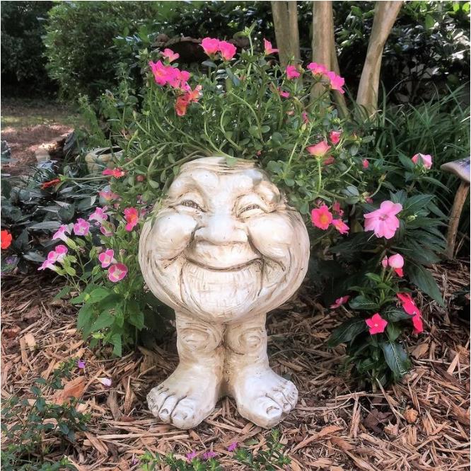FunnyFace Charakter Pflanzentöpfe | Lustige Blumentöpfe mit Persönlichkeit | Indoor & Outdoor Deko