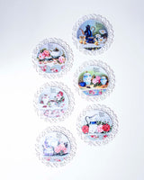 GardenCharm Tee-Untersetzer Set | Dekorative Untersetzer | Set aus 6 | Perfekt für Tee & Kaffee