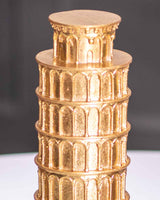 PisaCharm Vintage Skulptur des Schiefen Turms von Pisa | Dekorative Statue | Perfekt für Wohnzimmer & Büro