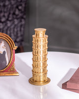 PisaCharm Vintage Skulptur des Schiefen Turms von Pisa | Dekorative Statue | Perfekt für Wohnzimmer & Büro