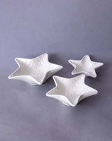OceanGrace Seestern Nuss-Schalen | Set aus 3 | Dekorativ & Vielseitig | Elegante Servierschalen