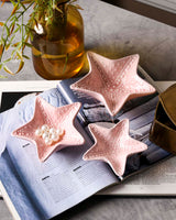 CoralBliss Seestern Nuss-Schalen | Set aus 3 | Rosa Design | Dekorativ & Vielseitig