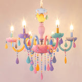 LumiÉtoile Kinder Kronleuchter | Moderner Candelabra-Stil | Kristallglas | 5-15 Lichter