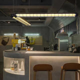 Lynteris Insel-Leuchte | Modernes Industrie-Design | Acryl & Metall | 1/2-flammig | Esszimmer-Beleuchtung