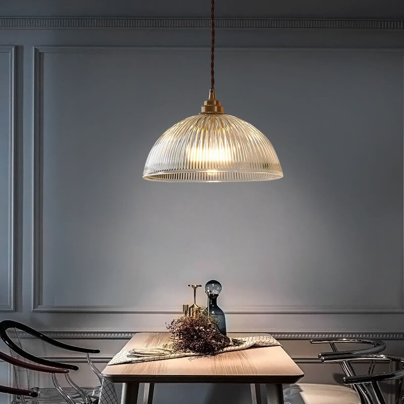 ClaraDome Pendelleuchte | Moderne Glas-Kuppel | Pot Lid Design | Verschiedene Größen