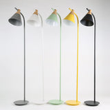 LuxiCone Nordic Macaron Stehlampe | Konischer Lampenschirm | 1 Licht | Kreatives Design | Stehende Bodenleuchte