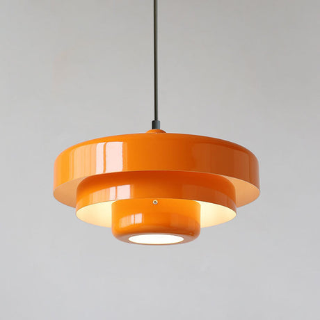LayerLight Vintage Nordic Pendelleuchte | Mehrschichtiges Metall-Design | 1-flammige Hängelampe für Esszimmer & Küche