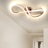 TwistLum LED-Deckenleuchte | Modernes Spiraldesign | Aluminium & Silikon | Schlafzimmerbeleuchtung