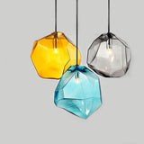 Glasvara Pendelleuchte | Modernes Glasdesign | Unregelmäßige Form | Wohnzimmerlicht
