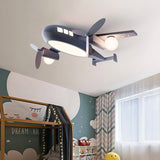 SkyFlyer Kinder Deckenleuchte | Cartoon Flugzeug-Design | LED Dimmbar | Nordic Kreativ Stil