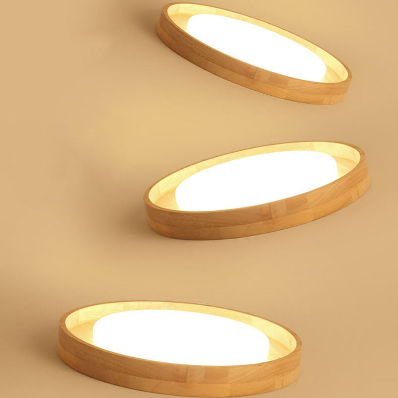 FantasiaLog Japanese Inspired LED Deckenleuchte | Minimalistisch | Warmes Licht | Dimmbar | Moderne Wohnzimmerbeleuchtung