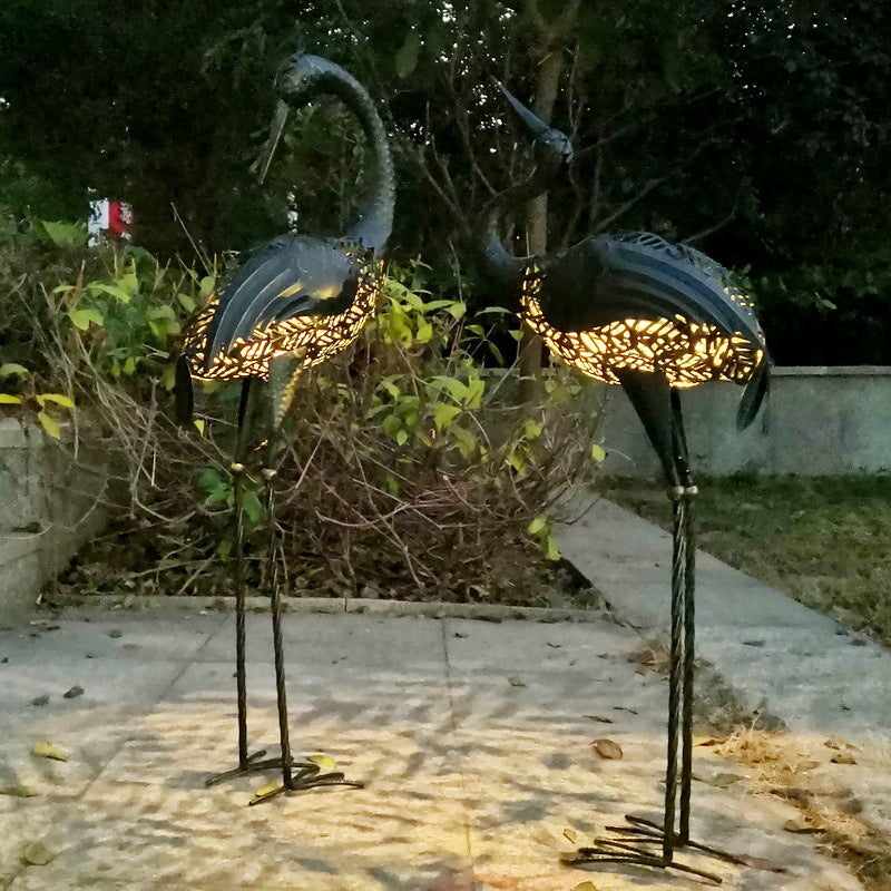 SolarCrane Tierfiguren LED Solar Gartenleuchte | Wasserdicht | Landschaftslicht für Terrasse & Außenbereich