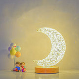 LunaStar Tischlampe | Nordic Design | Mond & Stern | LED USB | Stimmungslicht