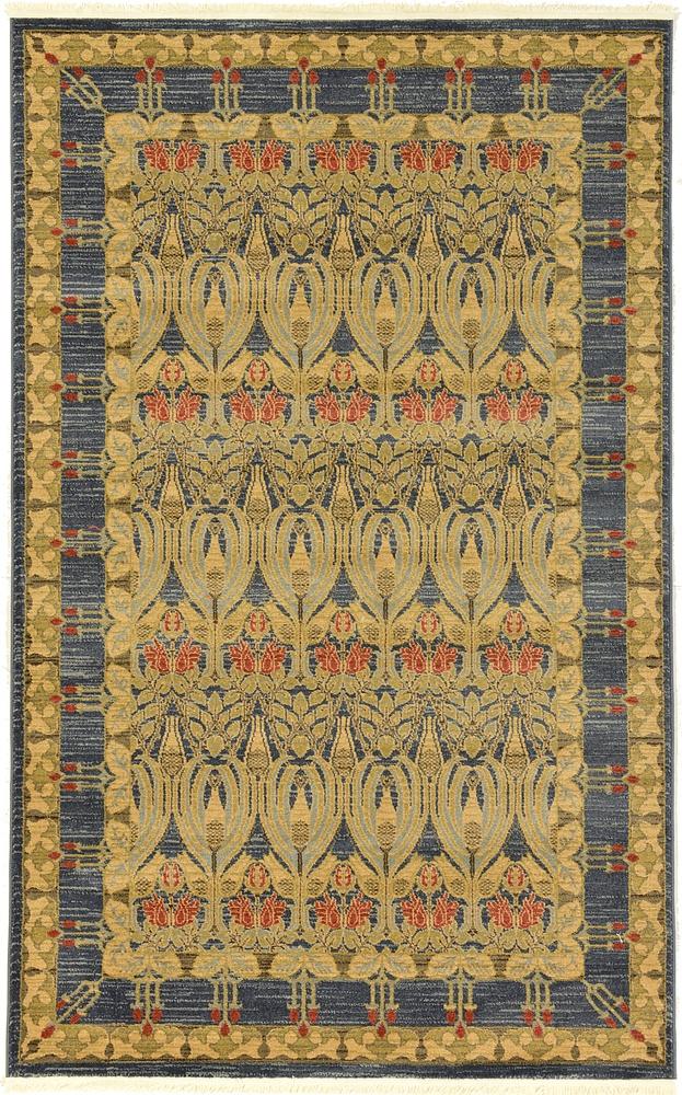 EleganceFringe Moderner Teppich mit Fransen | Klassisches Design | Hochwertig & Stilvoll | Verschiedene Größen