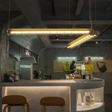 Lynteris Insel-Leuchte | Modernes Industrie-Design | Acryl & Metall | 1/2-flammig | Esszimmer-Beleuchtung
