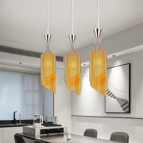 ColorAura Pendelleuchte | Nordic Minimalistisches Design | Farbige 1-Licht Lampe