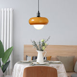 CaffeLume Bauhaus Glas Pendelleuchte | LED Hängelampe | Elegantes Design | Beleuchtung für Esszimmer