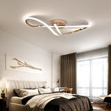 TwistLum LED-Deckenleuchte | Modernes Spiraldesign | Aluminium & Silikon | Schlafzimmerbeleuchtung