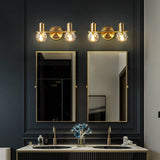 LumiBrill Crystal Wandlampe | Luxus Design | Messing & Kristall | Badezimmer-Beleuchtung