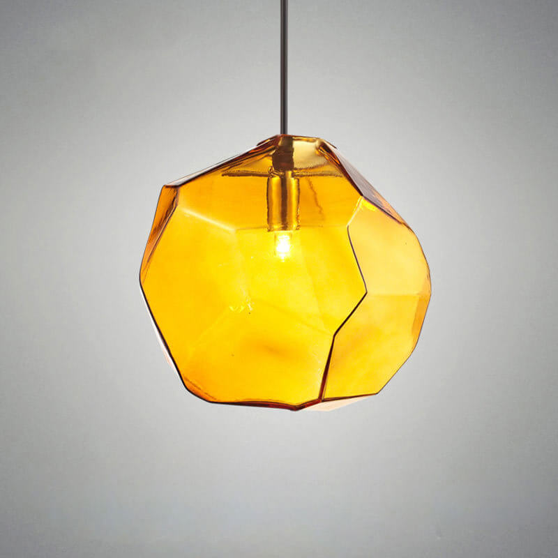 Glasvara Pendelleuchte | Modernes Glasdesign | Unregelmäßige Form | Wohnzimmerlicht