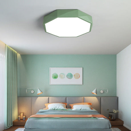 LumaGem Nordic LED Deckenleuchte | Diamant-Design | Acryl & Eisen | Dimmbares Licht | Moderne Beleuchtung